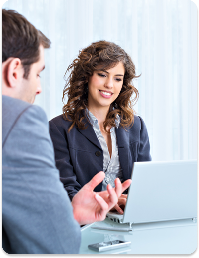 Woman in Office